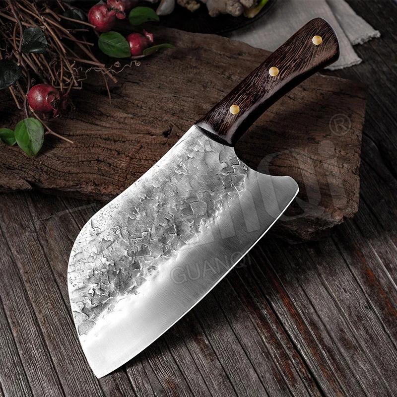 Couteau De Chef 3 Claveles Forge 25 Cm - Lame Forgée, Acier Inoxydable, Manche Ergonomique