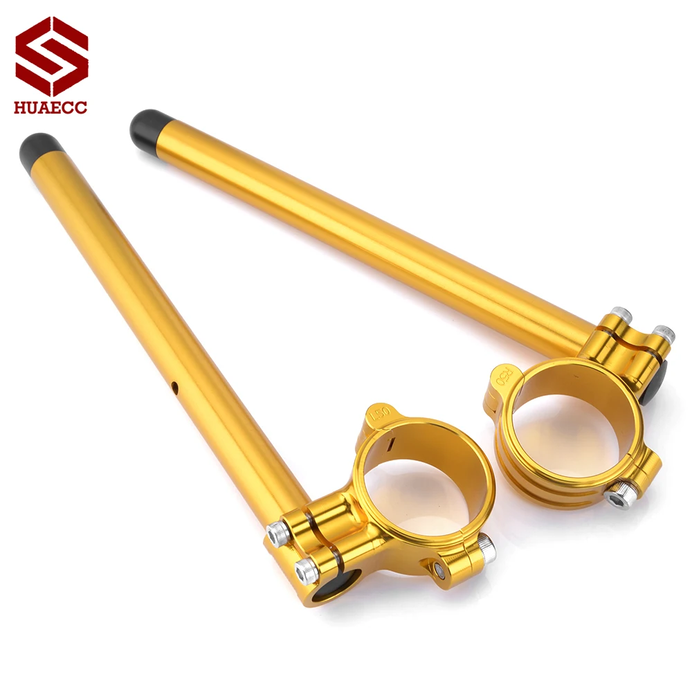 

Adjustable Clamp 41MM Clip On Ons Fork Handlebars Handle Bar for Honda CBR400 NT650 VFR750 CBR1000 VTR1000 CB-1 CBR600F2/F3 MC21