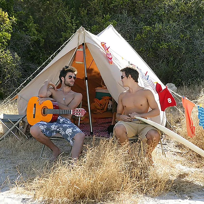 Sunshade Tent 100In Outdoor Large Canopy Tent Pole Aluminum Alloy Ultralight Portable Camping Awning Support Camping Telescopic