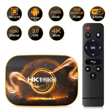 

Android 10 Tv Box Hk1 Rbox R1 Rk3318 4K 1080P Media Player Wifi Hk1Rbox Pk H96 X96 Max Android 10.0 Set Top Box