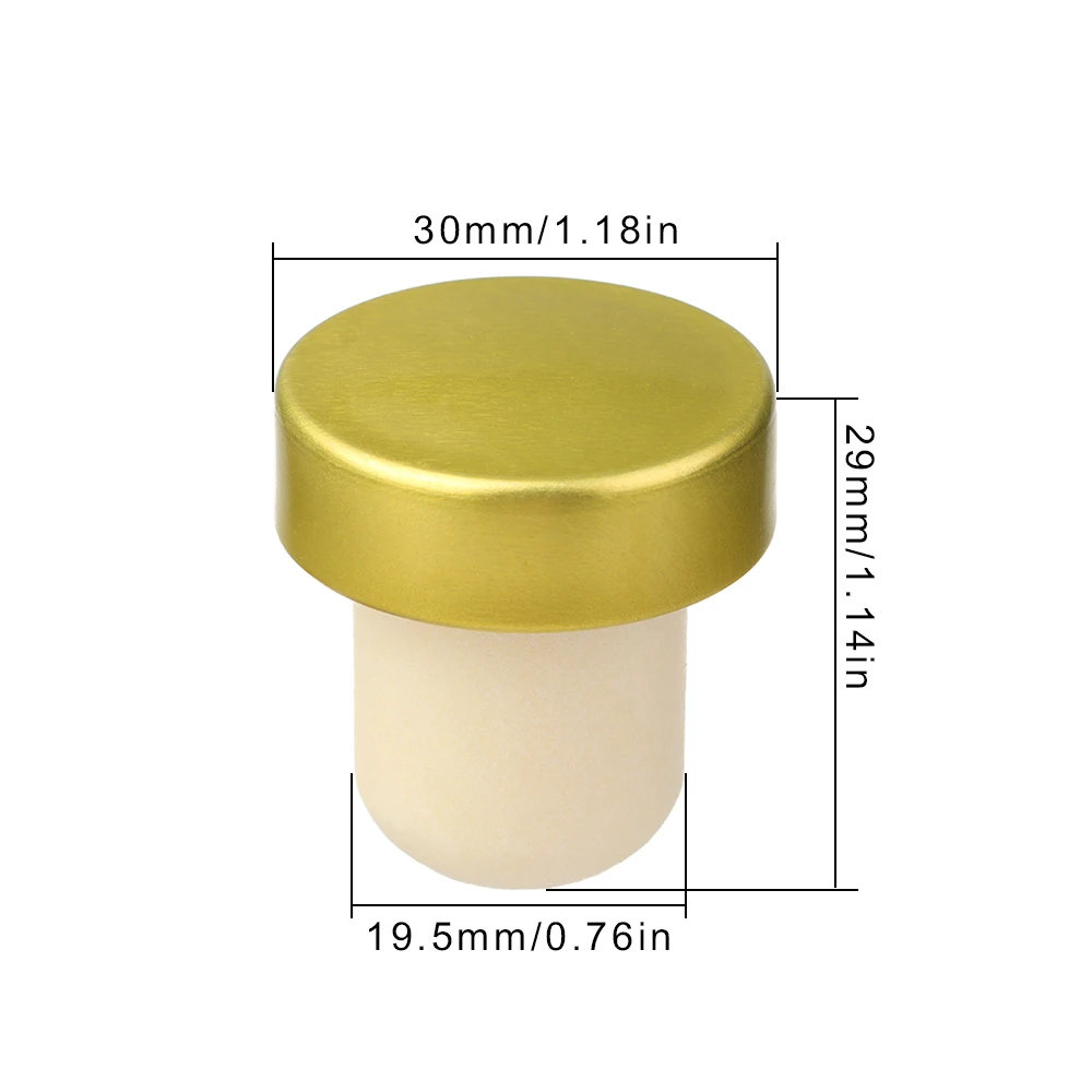 Reusable Silicone Wine Bottle Stopper Champagne Drink Bar Seal Wine Stopper Sealer Plug Bottle Cover Outlet Cap For Kitchen wine stopper,wine stoppers,bottle seals