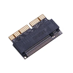 High-Performance NVMe M.2 to SSD Adapter Card for Laptops (Black)