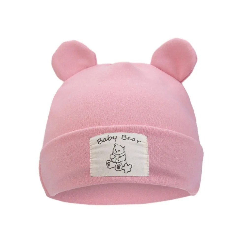Cotton Bear Ear Winter Hat for Kids