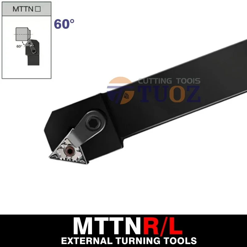 

Токарный резец TUOZ MTTNL MTTNR 2525M16 MTTNR2525M16 MTTNL2525M16 25 мм, токарный резец, держатель для вставок TNMG