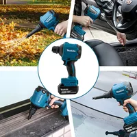 Makita DAS180 souffleur d'air sans brosse pistolet de dépoussiérage d'air sans fil avec buse outil de gonflage de Machine d'époussetage multifonction 3