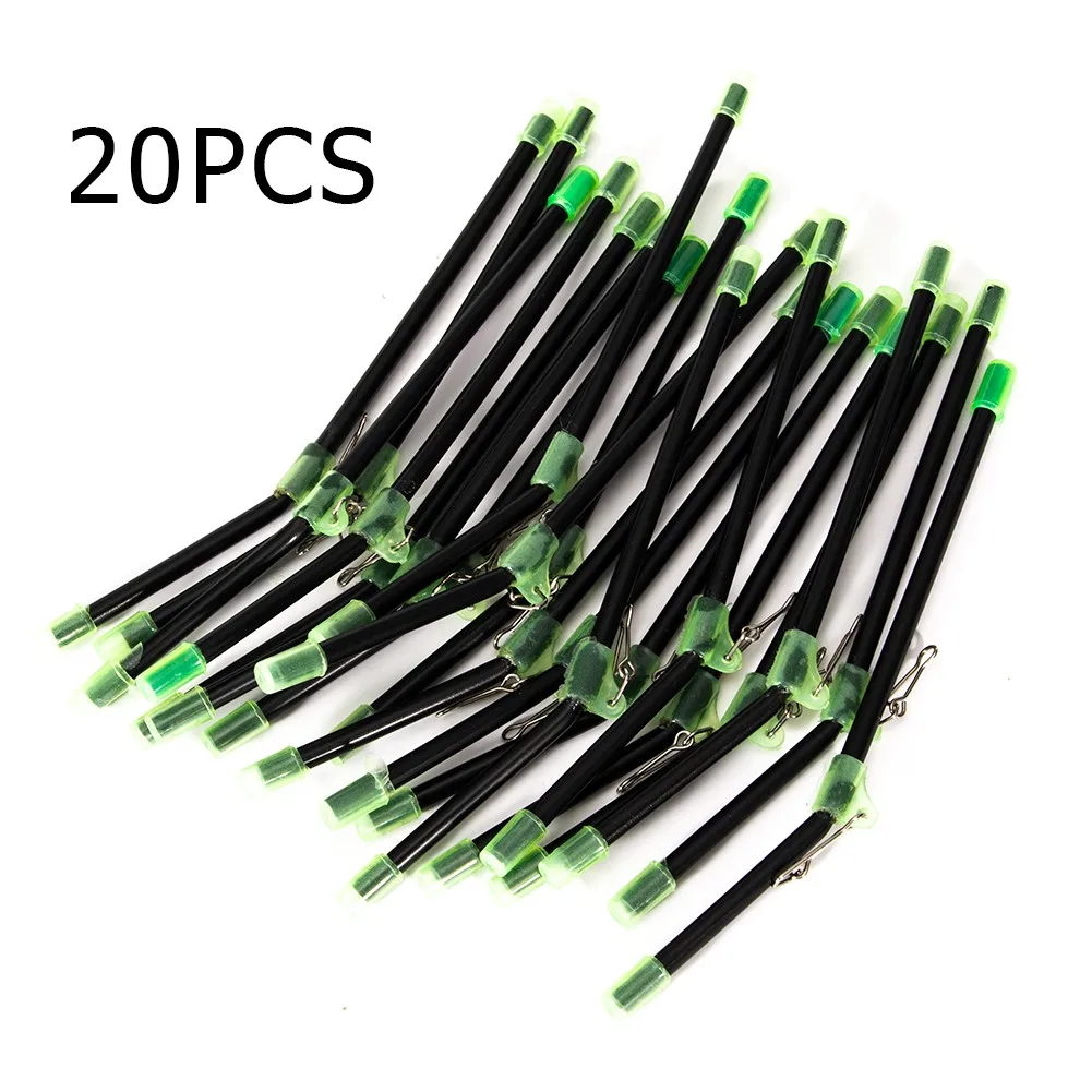 

20Pcs Sea Fishing Anti-Tangle Feeder Boom Luminous Anti Tangle Booms Tube Balance Connector Tackle Anti Tangle Pesca Iscas Tools