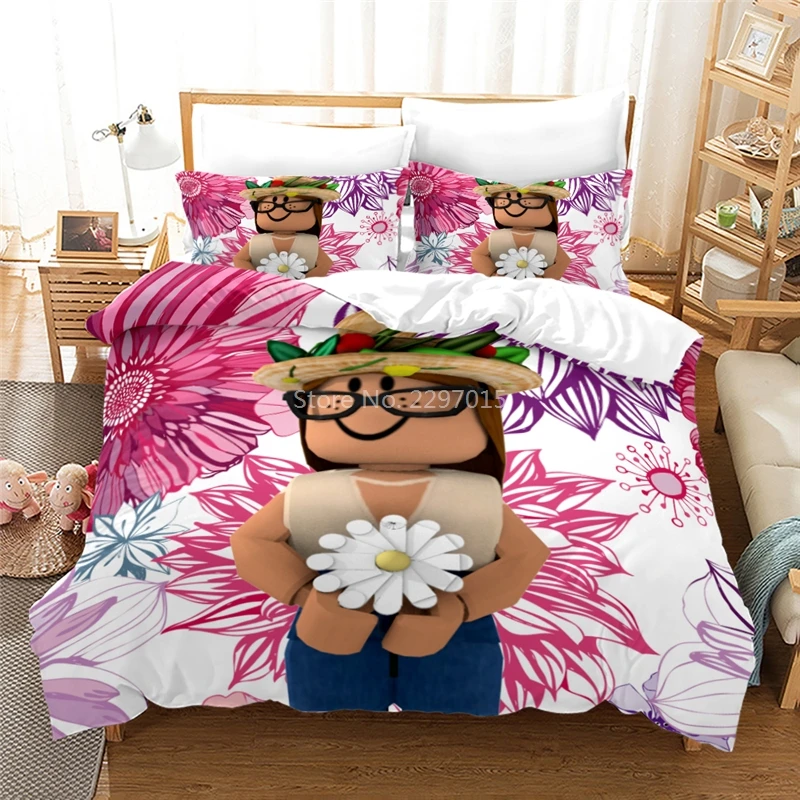 

Popular Games Character Pattern 3d Bedding Set Cartoon Boys/Girls/Adult Duvet Cover Sets Pillowcase Twin Full Queen King Size