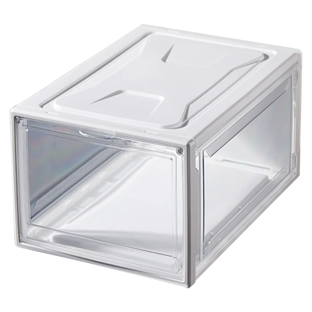 

Shoes Box Shoe Storage Boxes Stackable Household Sneaker Style Drawer Practical Proof Dust Bins Clear Organizer Container