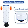 1 Pack，Cryspool Pool Filter Cartridge Compatible with CC150, Clean & Clear CCRP150,PAP150, Unicel C-9415, 150 sq.ft. 1