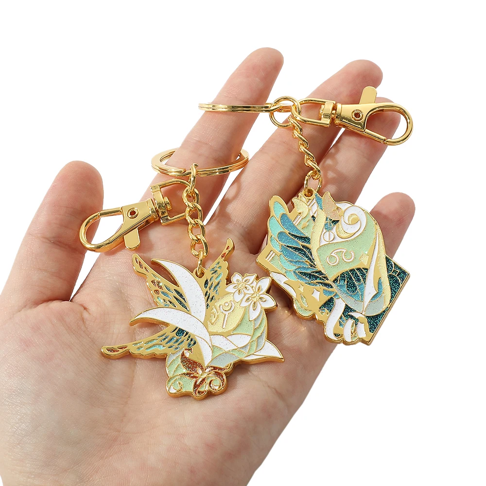 ファイナルファンタジーxivキーホルダー、白いマジシャンチェーン