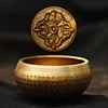 Nepal Tibet Buddha Sound Bowl Yoga Meditation Chanting Singing Brass Chime Handicraft Music Therapy Tibetan Chakra Healing 4