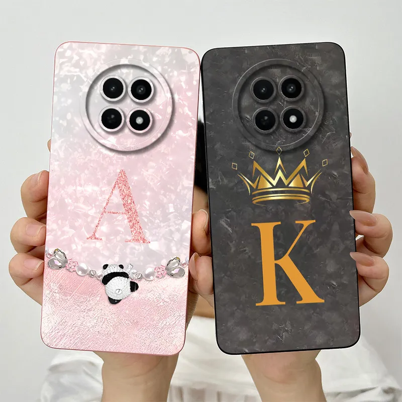 Fashion Crown Letters Matte Anti-Drop Soft Phone Case with Camera Protection