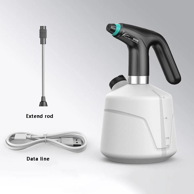 Electric Plant Mist Spray Bottle 900ml/2L Automatic Garden Watering Can Adjustable Nozzle 2000mAh Water Sprayer Sterilization