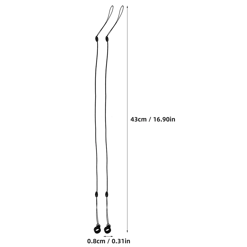 8PCS Stylus Lanyard Pen Lanyard Elastic Tether For Touch Pens Anti-Lost Stretchy Pen Holder Leash For Signature