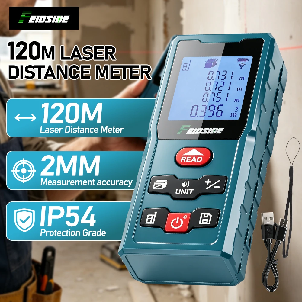 جهاز قياس مسافات ليزر HILDA حتى 120 متر Type-C