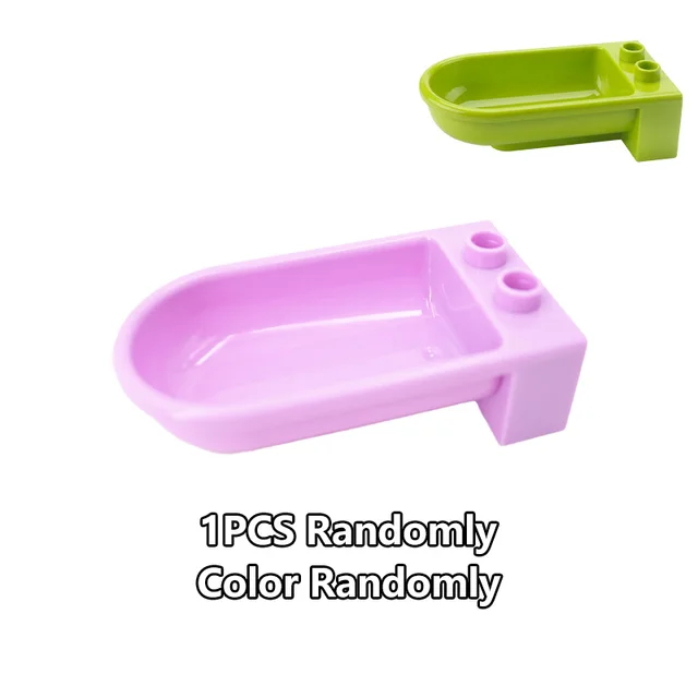 DIY Accessories Bricks Treehouse Base Plate Window House Sofa Furniture Large Particle Big Size Building Blocks Birthday Kid Toy HM-PJ-13