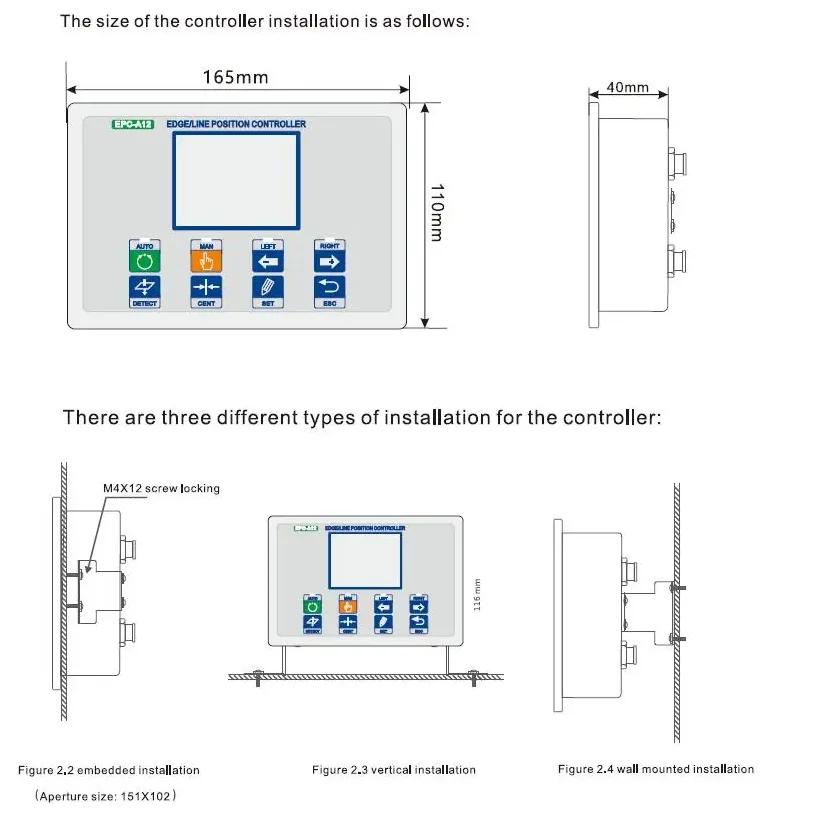 EPC-A12SR Servo Line Edge Position Control System | EPC Web Guiding Controller with Ultrasonic Sensor, 150mm Stroke, 200KG Thrus detail image 3