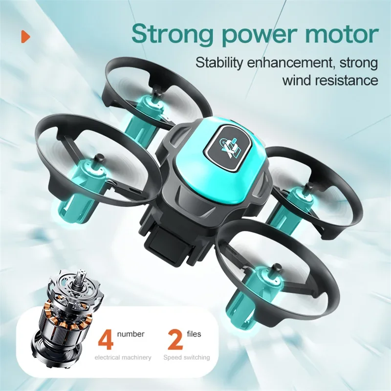 Hélice moteur drone 3 pales bleu/vert 28-35€
