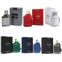 Eau de Toilette pour Homme Dumont Nitro 100ml, Série NITRO POUR HOMME, Elixir Rouge Bleu, Design en Cuir, Parfum de Luxe Haut de Gamme 6