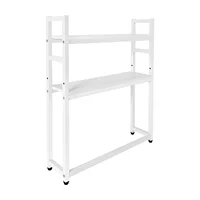2-Tier Multipurpose Countertop Hutch Display Shelf for Home Dorm Office 2