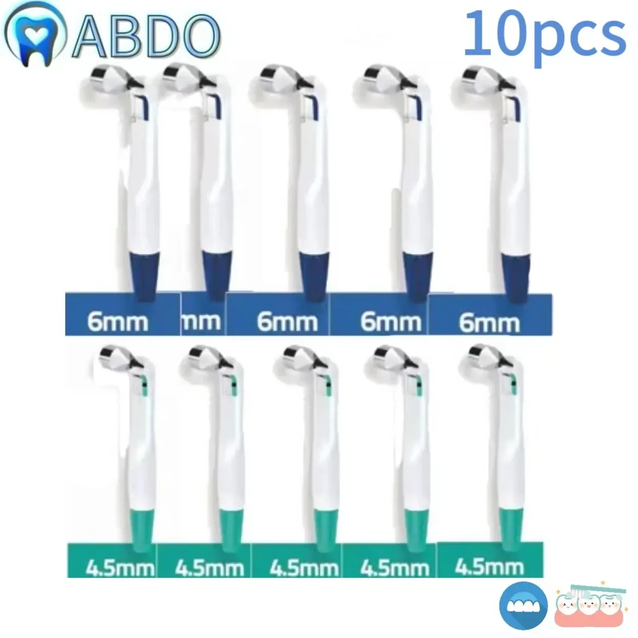 

10pcs Dental Forming Sheet Sectional Contoured Metal Matrice For Kids Adult Dentistry PRO Matrix Bands 4.5mm 6mm