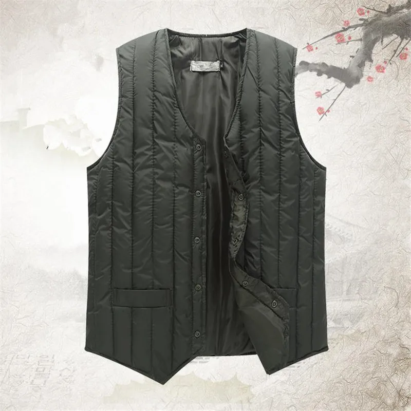 Description Picture 2 of itemMan Autumn Hot Sale Down Vests Male Winter Hot Sale Down Waistcoat Men Spring Warm Doudoune Chaleco Abajo Abajo Chaqueta Gilet