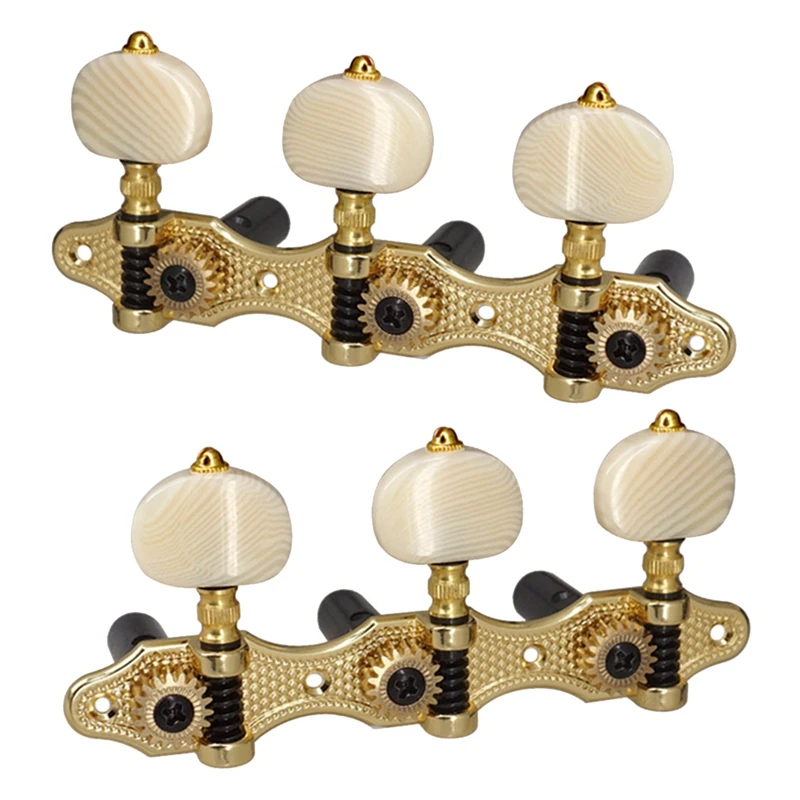 

Classical Guitar Tuning Peg Acoustic Guitar Tuners 1:18 Tuning Key 3 Left 3 Right Guitars Knobs Accessories