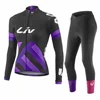 2025 Women Spring Autumn Cycling Jersey Set Long Sleeve Breathable Clothing MTB Maillot Ropa Ciclismo Bicycle Outdoor Sportswear 2