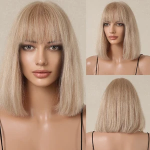 Image for Bob Blonde 100% Remy Human Hairs for Women Natural 