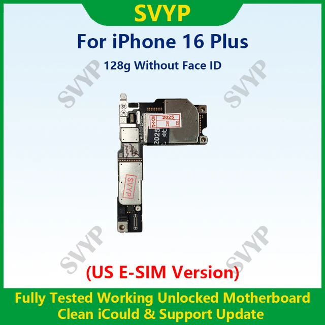 Fully Tested 100%Working Motherboard For iPhone 16 Pro Max