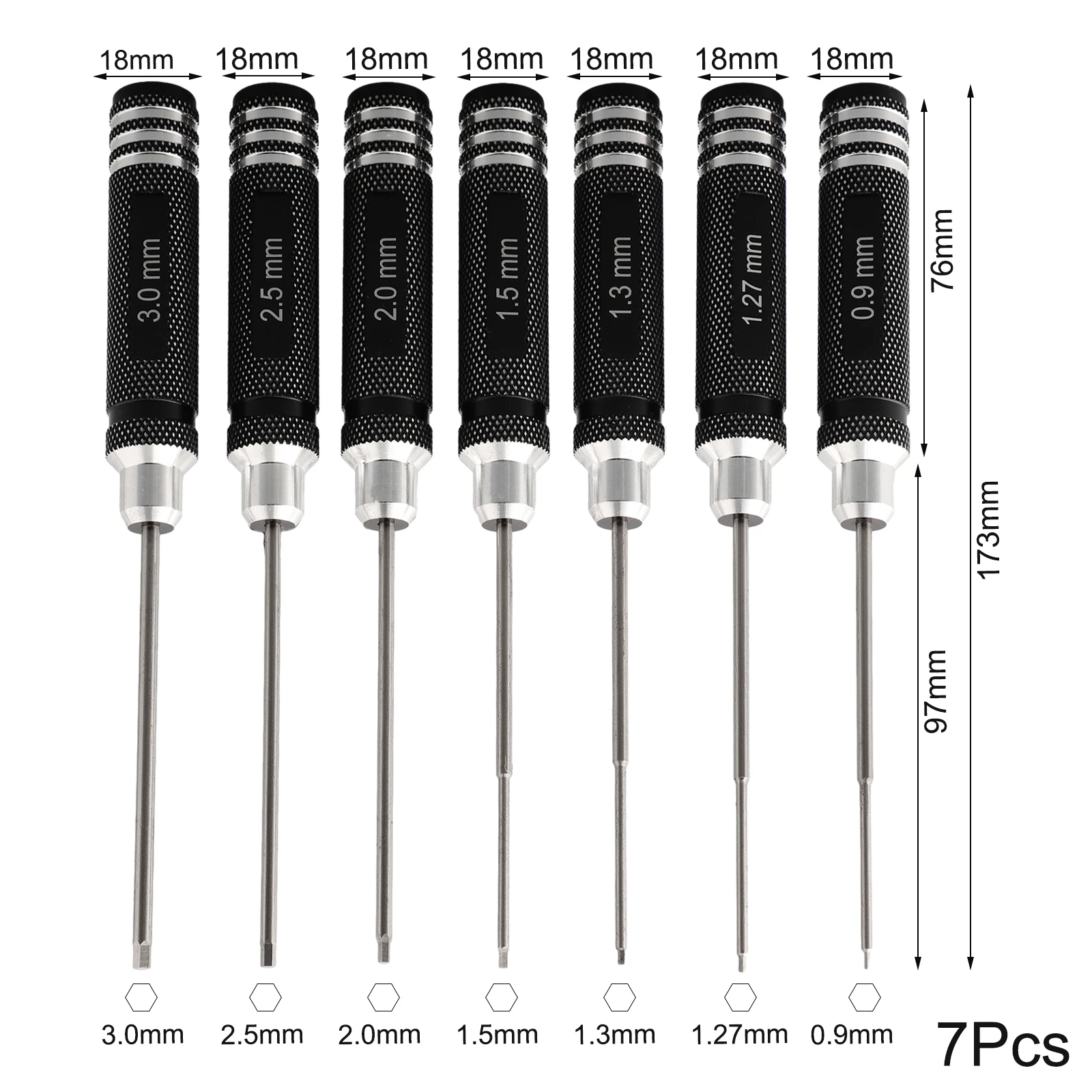 

Wrench Screwdrivers Hex Screwdriver Screw Driver Screwdrivers 0.9-3.0mm Aircraft Model For Helicopter For RC Model