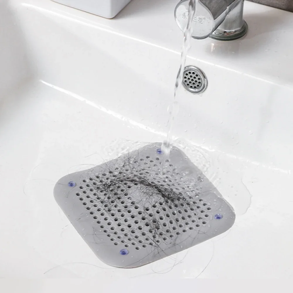Sink Filter Kitchen Sink Filter Sink Strainer Hair Drain Catcher Kitchen Sink Strainer 1pcs Sink Filter Mesh Silicone Anti Blocking Deodorant Bathroom Bathtub Washbasin Drain Hair Filter Kitchen Accessories Tool