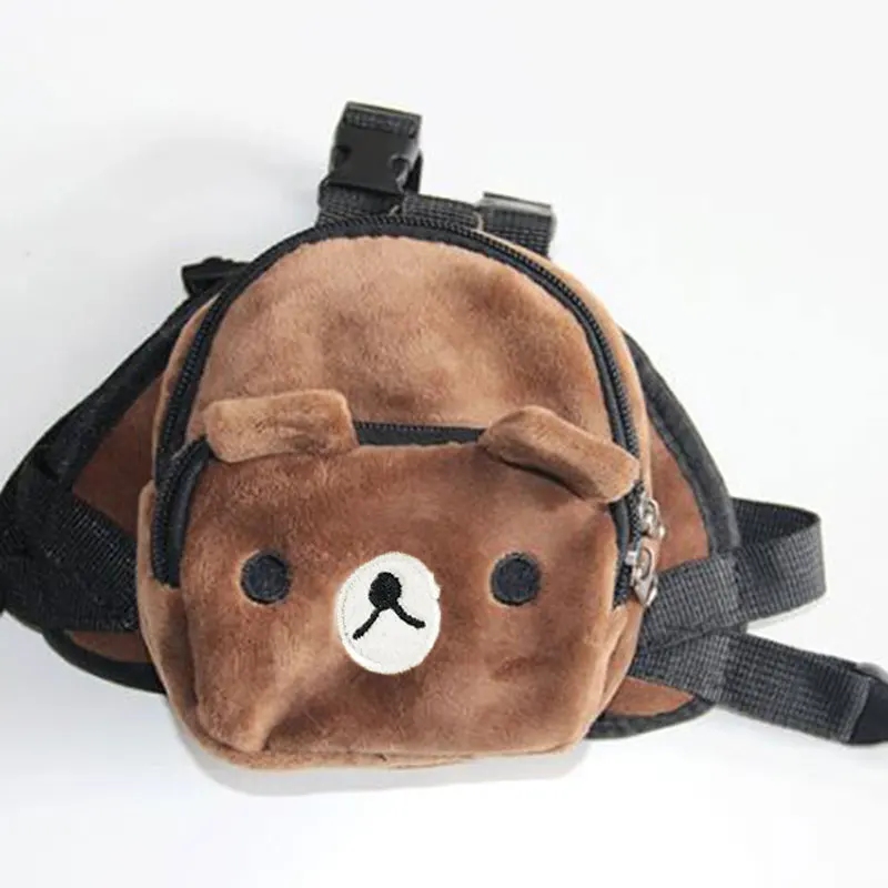 Cute Nylon Pet Backpack for Small Medium Dogs Convenient Portable Large-capacity Dog Snack Bag Dog Backpack pet backpack