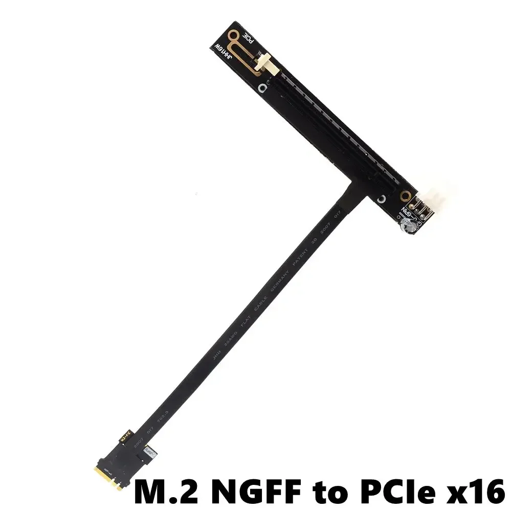 그래픽 확장 케이블 M.2 WiFi to X1 X16 미니 PCIe M2 A.E 키 NGFF to MPCIe PCI-E 3.0 1x 16x 네트워크 카드 라이저 어댑터 케이블