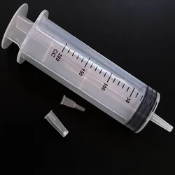 Multi - Purpose Plastic Syringe for Laboratory, Dispensing, and Veterinary Applications (200ml)