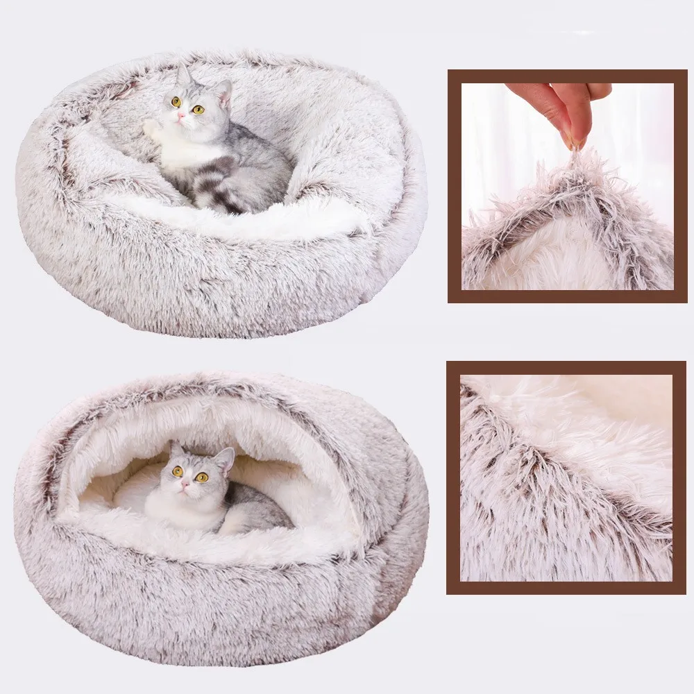 Winter Plush Pet Bed 3
