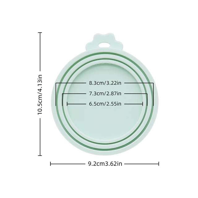 Reusable Silicone Sealing Cover Jar Pet Products Keep Food Fresh Prevent Bacterial Odor Suitable Most Sizes For Dog And Cat Cans 4