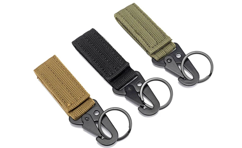 Multifunktionaler Camping-Gurtband-Gürtel mit Schlüsselanhänger, Flaschenhalter und Karabiner-Gürtelclip – Outdoor-Ausrüstungszubehör – Detail 8