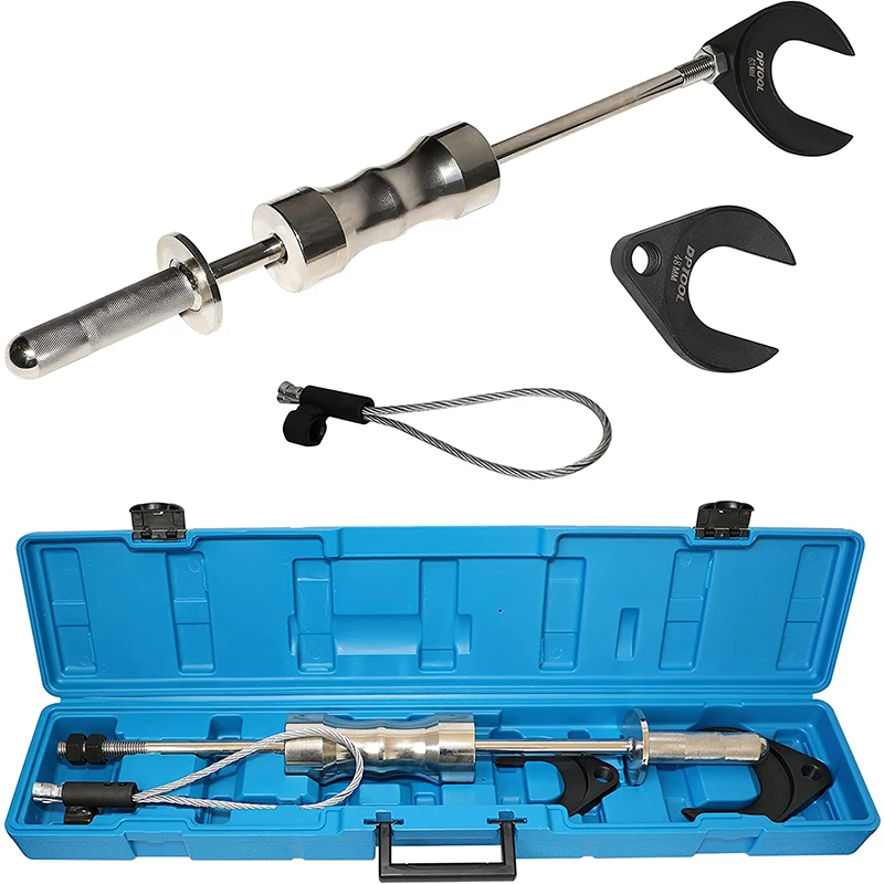 내부 CV 조인트 풀러 헤비 듀티 슬라이드 해머, 프론트 휠 드라이브 액슬 하프 샤프트 제거 도구 키트, 63mm, 48mm