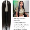 250 Density Straight Hair V part Wig 16-34Inches Upgrade Brazilian Glueless Wigs For Women 100% Human Hair Head Clip In Half Wig 3
