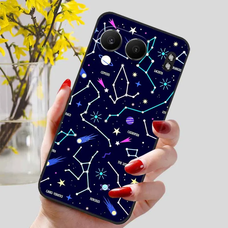 Elegant Black Marble TPU Soft Phone Cover - Fashionable Silicon Back Protector