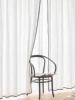 1pc french light   luxury linen mesh black edge small fragrant wind screen window screen 6