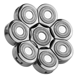 Advanced Floating Waterproof Electric Shaver (8 Blade head Silver)