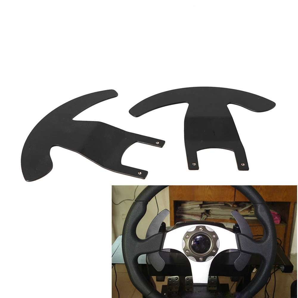 2 Stück Lenkrad-Controller für Logitech G29 G923 Hochleistungs-Schaltwippen-Upgrade für Rennspiele 13'-14' Lenkrad – Detail 1