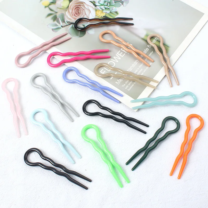 Hair Accessories Retro Hair Bun U-Shaped Hair Sticks Clip Barrettes Hairpins