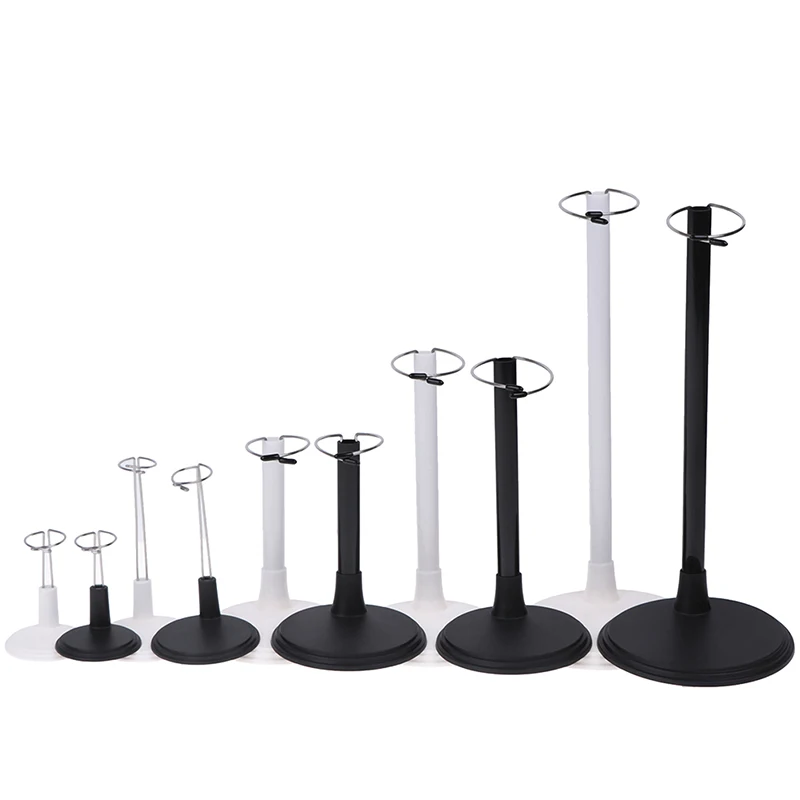 1Pc Adjustable Metal Doll Stands Holder Professional Display Base Holder for Dolls Toy 15cm 20cm 25cm 35cm 45cm for Choose metal arm mineral stand desktop easel stands metal arm base mineral gemstone mineral crystal ball sphere amethyst rock cluster