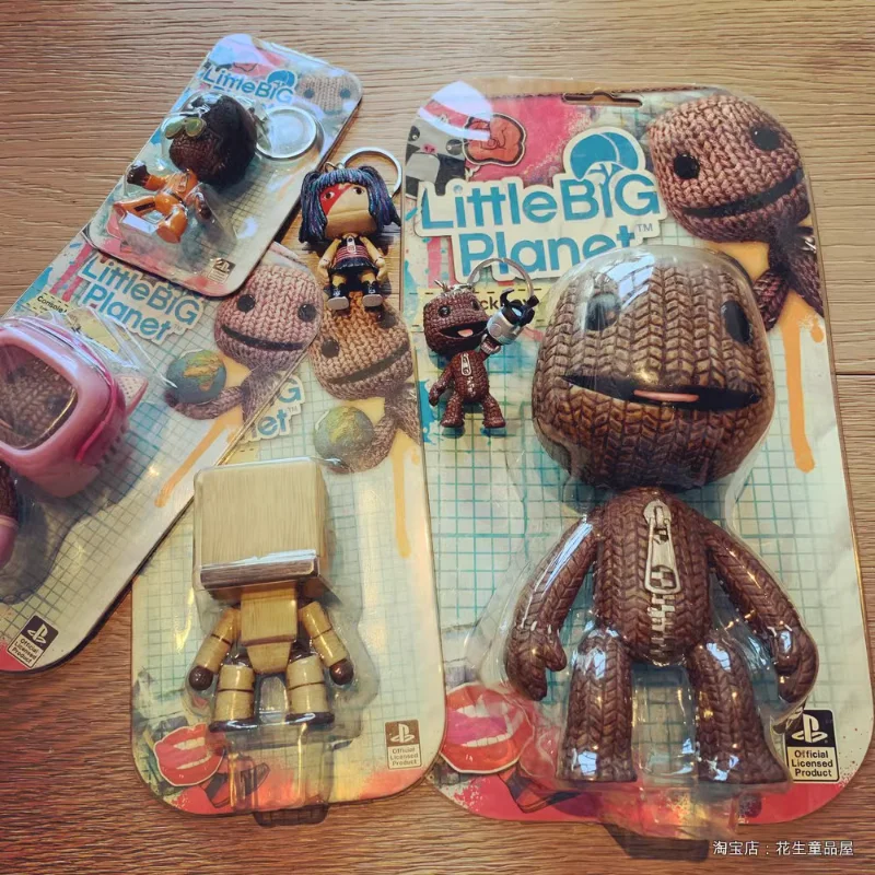 Original-LittleBigPlanet-Sackboy-Anime-Game-Figurine-Keychain-Cute ...