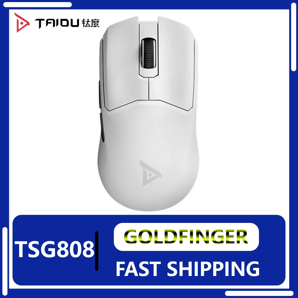 

Трехрежимная беспроводная Bluetooth мышь Taidu TSG808 Paw3395, легкая спортивная мышь для компьютера, офиса, геймера, подарки для мужчин