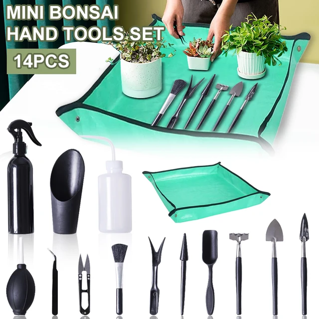 8/13/14Db Zamatos Növények Szerszám Mini Kerti Kézátültető Készlet Home Beltéri Növény Gondozás Kaktusz Bonsai Kertészeti Készletek