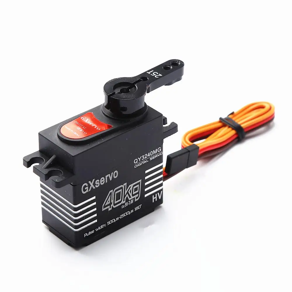 Qy3240mg High Speed Metal Gear 40kg Large Torque Digital  Servo For Rc Car Crawler Scx10 Trx4 1:8/1:10 Rc Car Truck Robot Parts